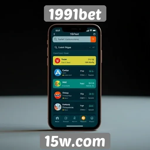 Interface do usuário do 1991bet em dispositivos móveis