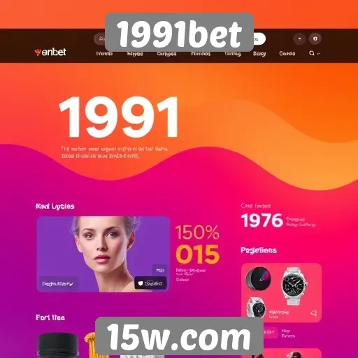 Análise da interface do site 1991bet